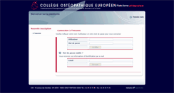Desktop Screenshot of intranet.osteo-coe.fr